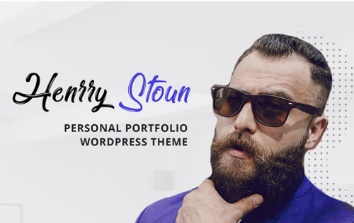 Henry Stoun – Personal Website WordPress Theme henry stoun personal website wordpress theme