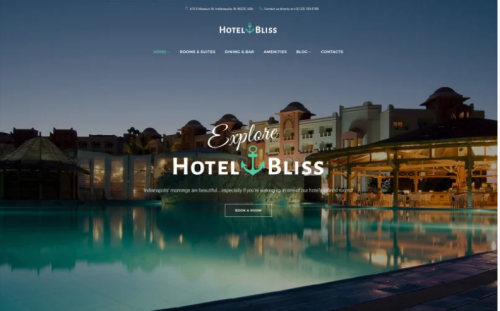HotelBliss – Spa & Resort Hotel WordPress Theme hotelbliss spa resort hotel wordpress theme