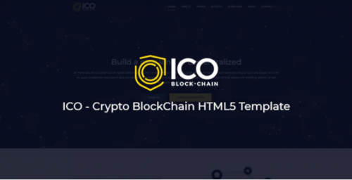 ICO – Crypto BlockChain HTML5 Template ico crypto blockchain html template