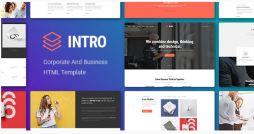 INTRO – Corporate And Business HTML Template intro corporate and business html template