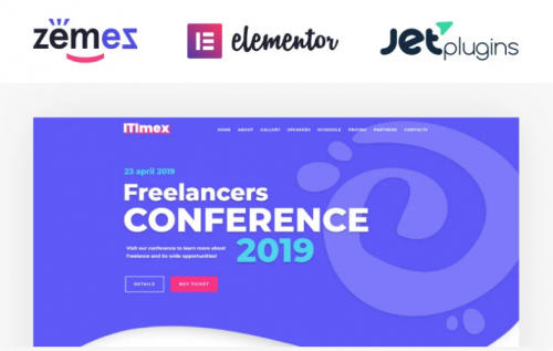 ITImex – IT Conference Elementor WordPress Theme itimex it conference elementor wordpress theme