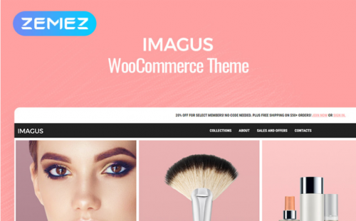 Imagus – Cosmetics Store ECommerce Modern Elementor WooCommerce Theme imagus cosmetics store ecommerce modern elementor woocommerce theme