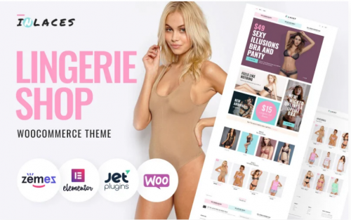 InLaces – Lingerie Shop WooCommerce Theme inlaces lingerie shop woocommerce theme