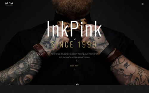 InkPink – Tattoo Studio WordPress Theme inkpink tattoo studio wordpress theme