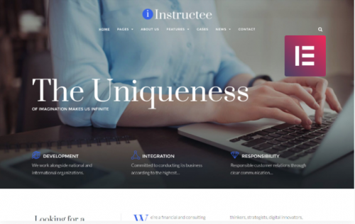 Instructee – Consulting Services Elementor WordPress Theme instructee consulting services elementor wordpress theme