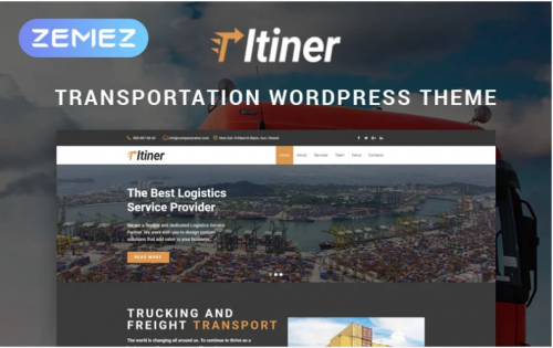 Itiner – Transportation Multipurpose Minimal Elementor WordPress Theme itiner transportation multipurpose minimal elementor wordpress theme