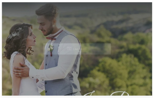 Jen+Ben – One Page Wedding WordPress Theme jenben one page wedding wordpress theme