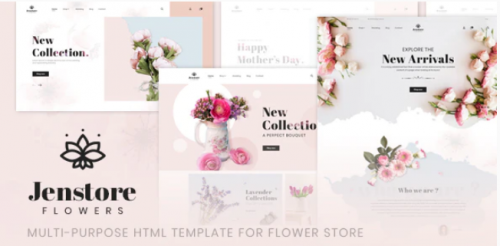 JenStore | Multi-Purpose HTML Template for Flower Store jenstore multi purpose html template for flower store