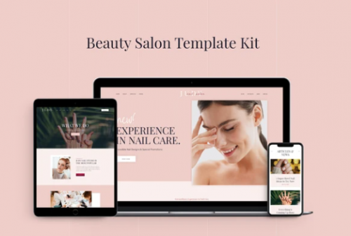 Judy – Beauty Salon Template Kit judy beauty salon template kit