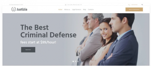Justizia – Lawyer Services Responsive WordPress Theme justizia lawyer services responsive wordpress theme
