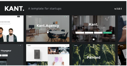 Kant – A Multipurpose Template For Startups And Freelancers kant a multipurpose template for startups and freelancers