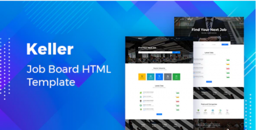 Keller – Job Board HTML Template keller job board html template