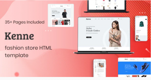 Kenne – Fashion Store HTML Template kenne fashion store html template