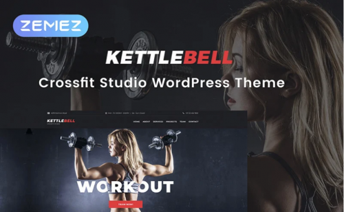 Kettlebell – Dynamic Crossfit Studio Elementor WordPress Theme kettlebell dynamic crossfit studio elementor wordpress theme
