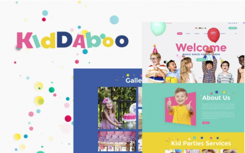 Kiddaboo – Kid Parties Services Responsive WordPress Theme kiddaboo kid parties services responsive wordpress theme