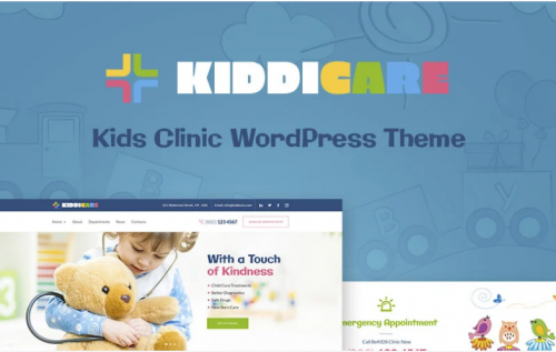 KiddiCare – Pediatric Clinic WordPress Theme kiddicare pediatric clinic wordpress theme