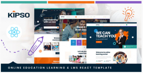 Kipso – React Next Online Education Learning & LMS Template kipso react next online education learning lms template