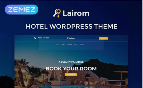 Lairom – Hotel Multipurpose Modern Elementor WordPress Theme lairom hotel multipurpose modern elementor wordpress theme