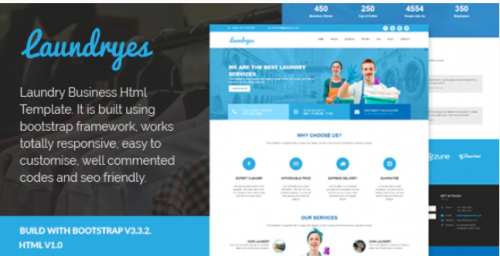 Laundryes – Laundry Business Html Template laundryes laundry business html template