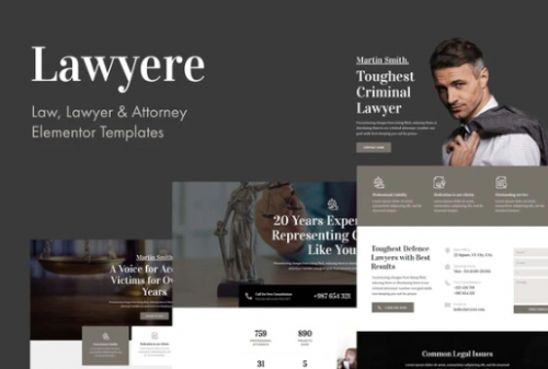Lawyere – Legal & Attorney Template Kit lawyere legal attorney template kit