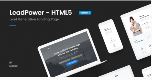 LeadPower – Lead Generation HTML5 Landing Page Template leadpower lead generation html landing page template