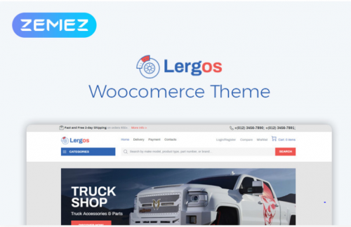 Lergos – Car Spare Parts ECommerce Classic Elementor WooCommerce Theme lergos car spare parts ecommerce classic elementor woocommerce theme