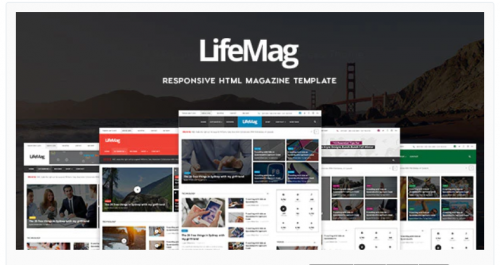 LifeMag – Responsive HTML Magazine Template lifemag responsive html magazine template