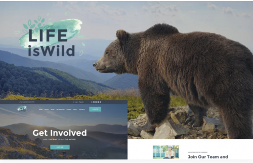 LifeisWild – Wild Life WordPress Theme lifeiswild wild life wordpress theme