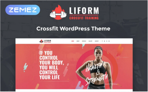 Liform – Crossfit Sport Elementor WordPress Theme liform crossfit sport elementor wordpress theme