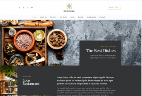 Loco Restaurant – Template Kit loco restaurant template kit