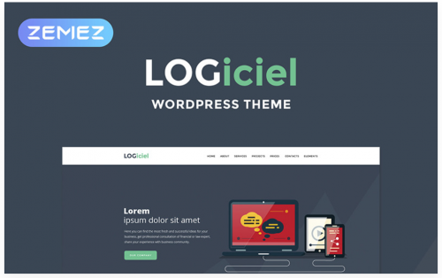 Logiciel – Software Company WordPress Theme logiciel software company wordpress theme