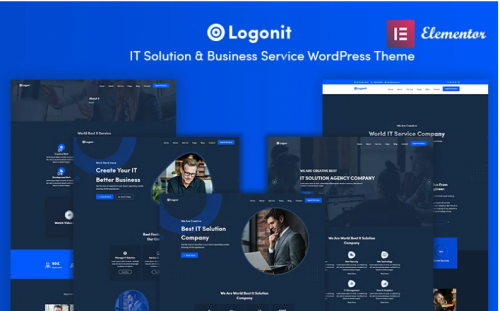 Logonit – IT Solutions & Business Service WordPress Theme logonit it solutions business service wordpress theme