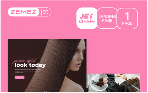 Longsdale – Beauty Salon Jet Elementor Template longsdale beauty salon jet elementor template