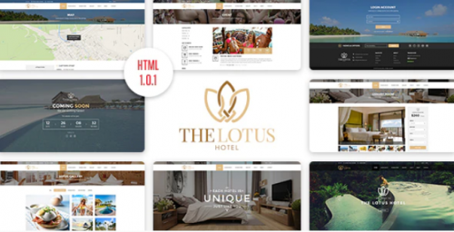 Lotus – Hotel Booking HTML Template lotus hotel booking html template