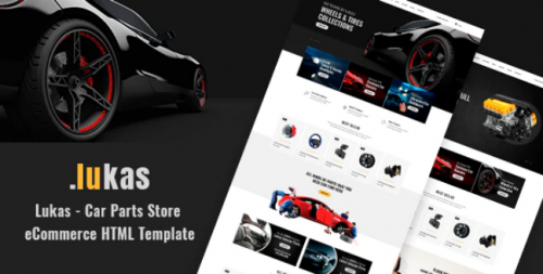 Lukas – Car Parts Store eCommerce HTML Template lukas car parts store ecommerce html template