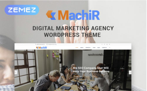 Machir – Digital Marketing Agency Multipurpose Modern Elementor WordPress Theme machir digital marketing agency multipurpose modern elementor wordpress theme