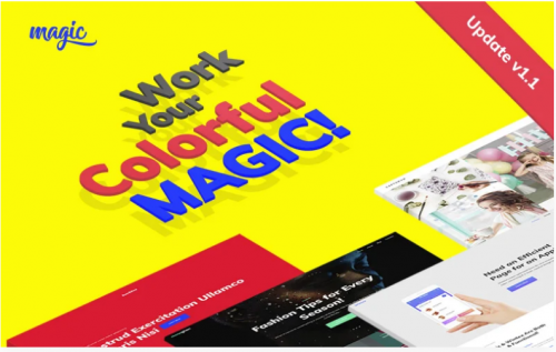Magic – Multipurpose Creative WordPress Theme magic multipurpose creative wordpress theme