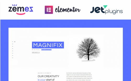 Magnifix – Minimal Parallax WordPress Theme magnifix minimal parallax wordpress theme