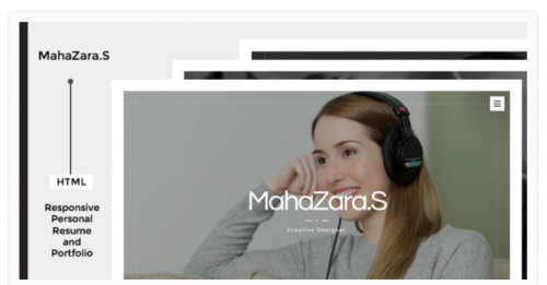 MahaZara.S HTML Personal Resume and Portfolio mahazara s html personal resume and portfolio