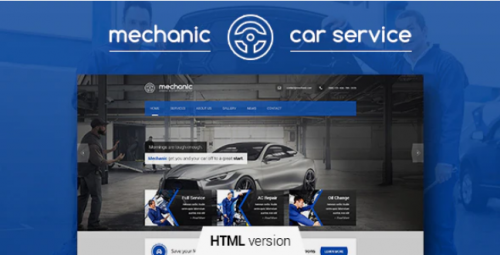 Mechanic – Car Service & Repair Workshop Template mechanic car service repair workshop template