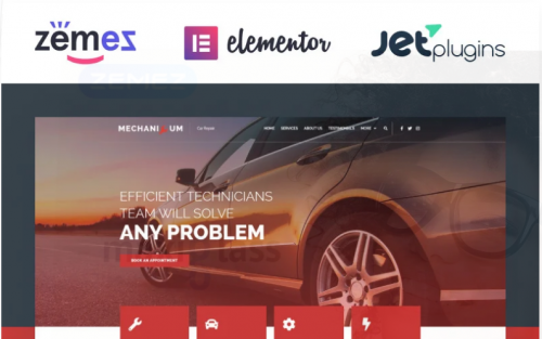 Mechanicum – Car Repair Elementor WordPress Theme mechanicum car repair elementor wordpress theme