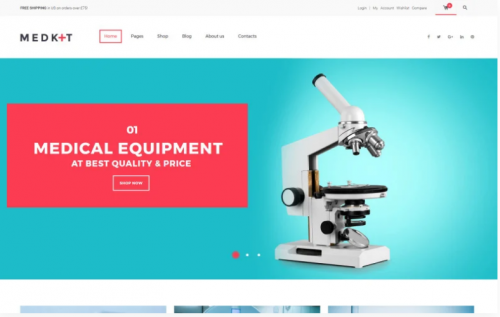 MedKit – Medical Equipment WooCommerce Theme medkit medical equipment woocommerce theme