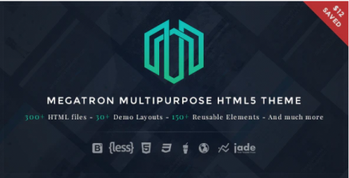 Megatron – Multipurpose HTML5 Template megatron multipurpose html template