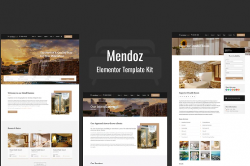 Mendoz – Hotel & Travel Template Kit mendoz hotel travel template kit