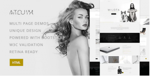 Milota — Modern Personal/Studio Portfolio and Blog HTML Template milota — modern personal
