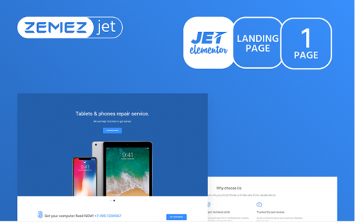 Modazza – Modern Application Jet Elementor Template modazza modern application jet elementor template