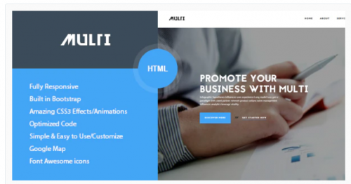 Multi – Friendly Multi-Purpose HTML Template multi friendly multi purpose html template