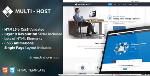 Multi Host – HTML Hosting Template multi host html hosting template