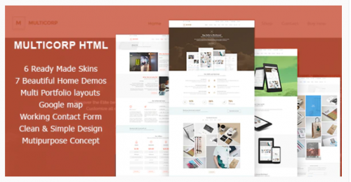 Multicorp – Clean Agency HTML Theme multicorp clean agency html theme