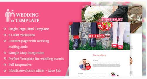 My Wedding – Invitation HTML Template my wedding invitation html template